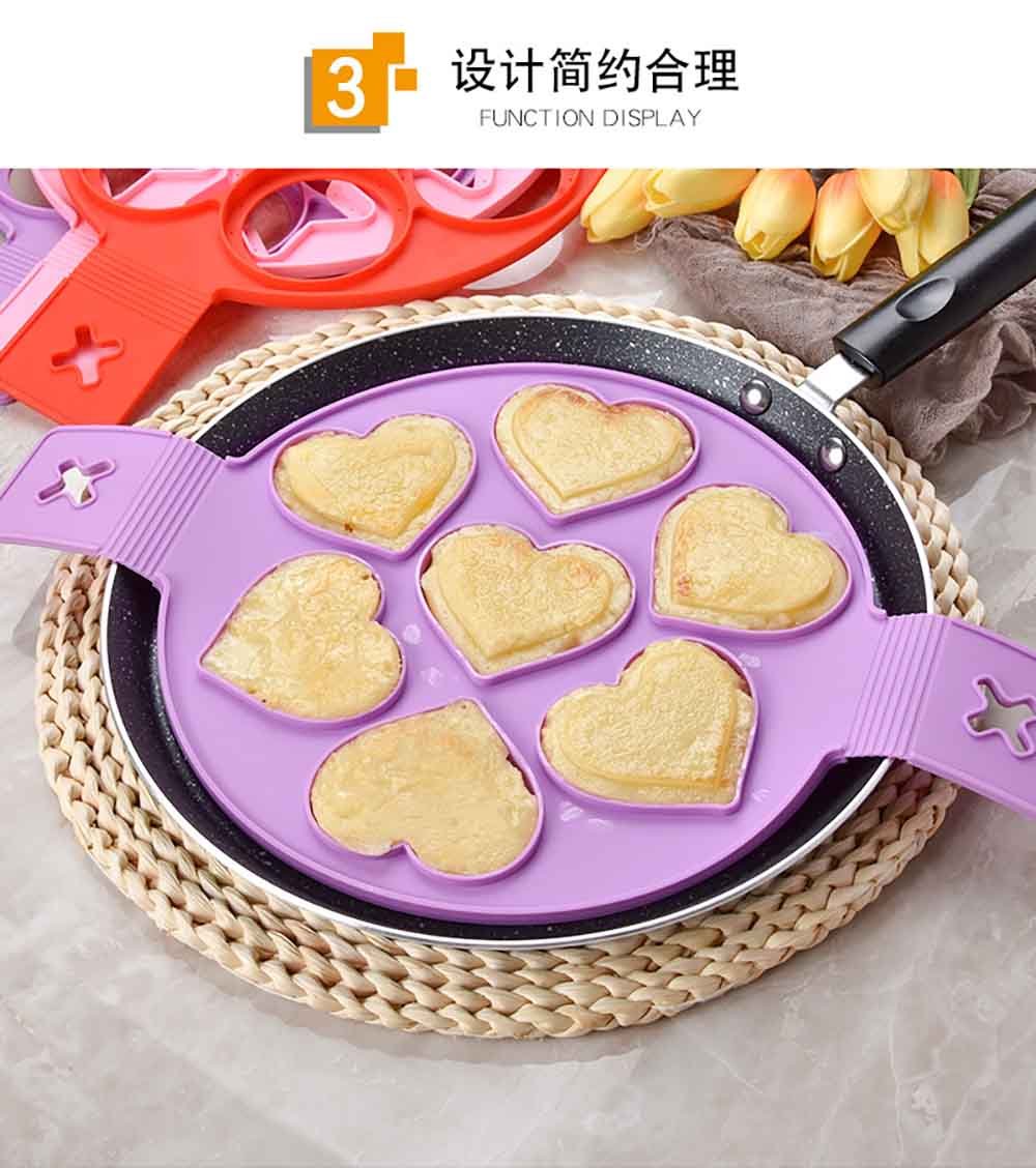 Silicone 7-Cavity Pancake & Egg Mold
