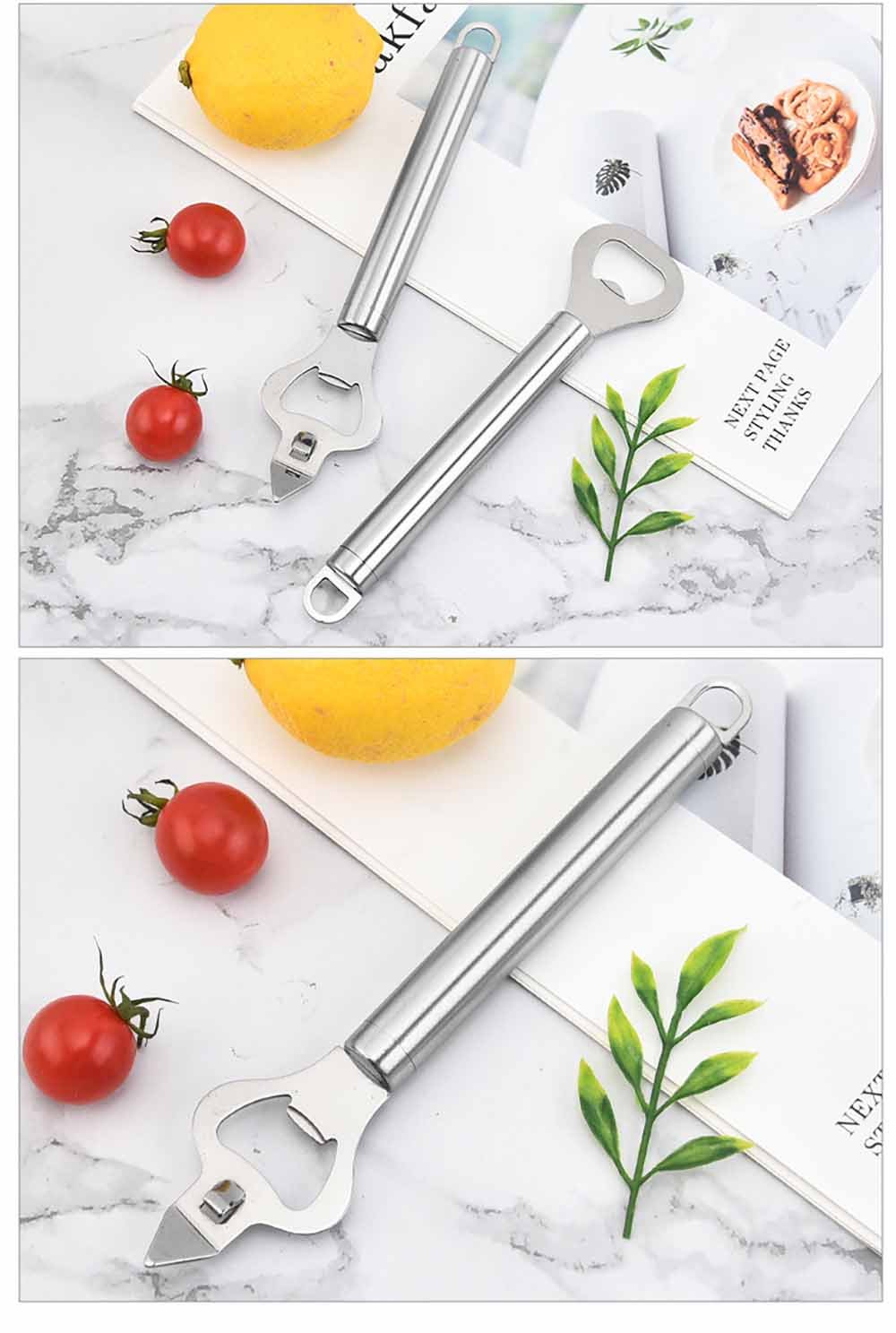 Stainless Steel Bottle Opener & Can Opener