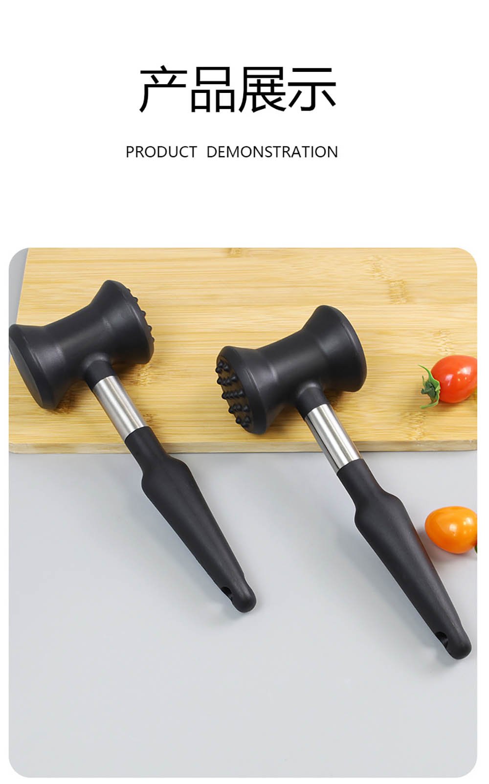Dual-Side Meat Tenderizer Hammer