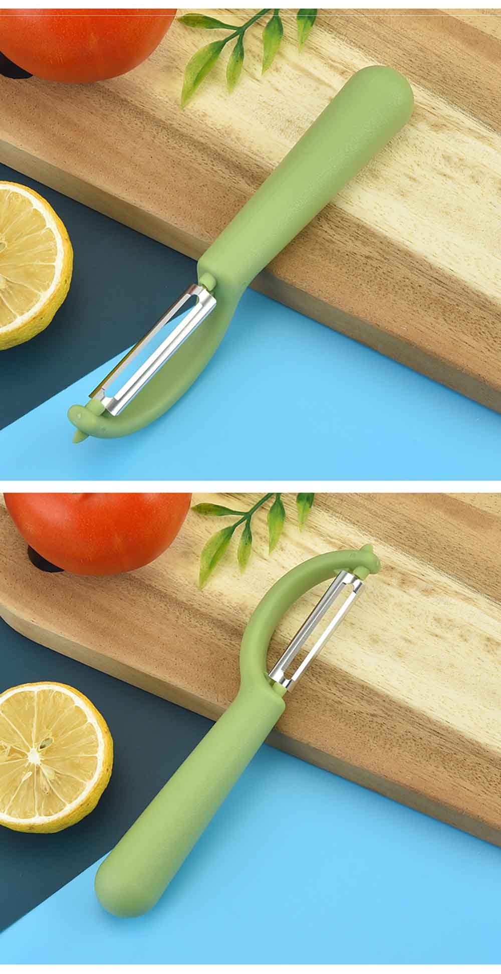Ergonomic P-Shape Stainless Steel Peeler