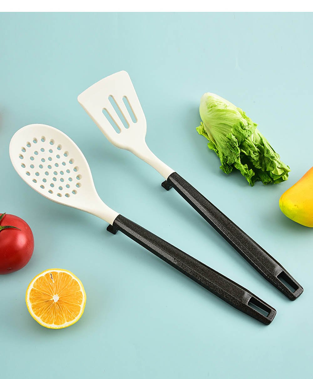 7-Piece Silicone Cooking Utensil Set with Hanging Holder