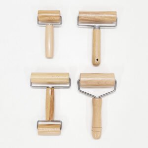 Rubberwood Rolling Pin Set