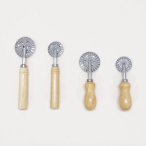 4-Piece Zinc Alloy Fluted Wheel Cutter Set
