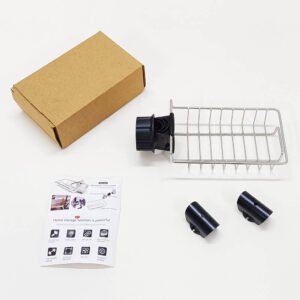 Adjustable Stainless Steel Faucet Shelf & Drying Rack