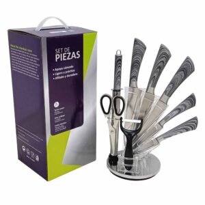 Complete Kitchen Knife Set 9 Pieces