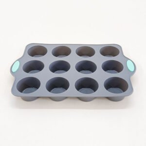 12-Cavity Silicone Muffin & Cupcake Pan