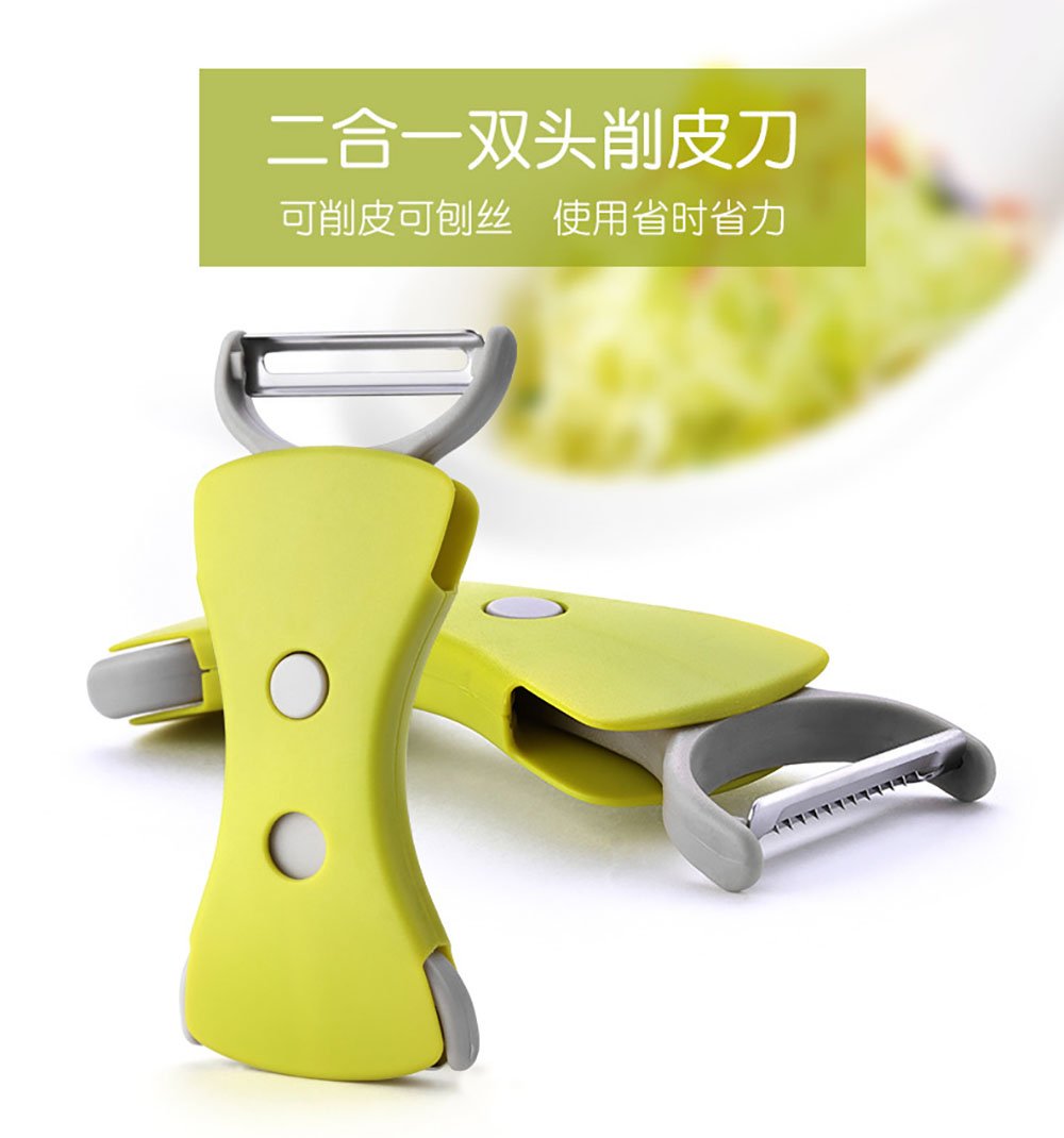 2-in-1 Dual Head Sliding Peeler