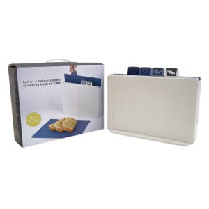 4-Piece Color-Coded Food-Safe Cutting Board Set