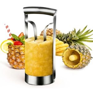 Double-Edge Stainless Steel Pineapple Corer & Slicer