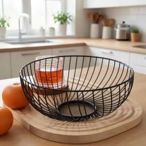 Modern Nordic Cast Iron Fruit Tray Basket