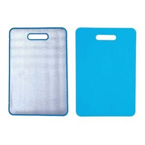 Dual-Sided Stainless Steel & Silicone Cutting Board
