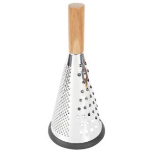 Triple-Function Stainless Steel Cone Grater