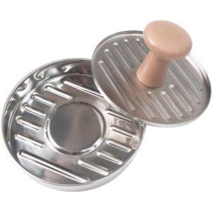 Stainless Steel Patty Maker with Removable PP Handle