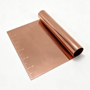 Titanium-Coated Rose Gold Stainless Steel Dough & Noodle Scraper