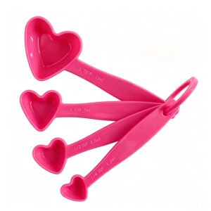 Heart-Shaped Measuring Spoons Set