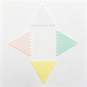 Triangular PP Cake Smoother & Icing Tool