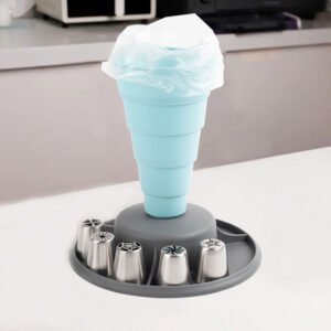 Expandable Baking Mold & Piping Bag Organizer