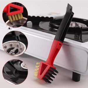 4-in-1 Kitchen Scrubber Brush with Dual Heads