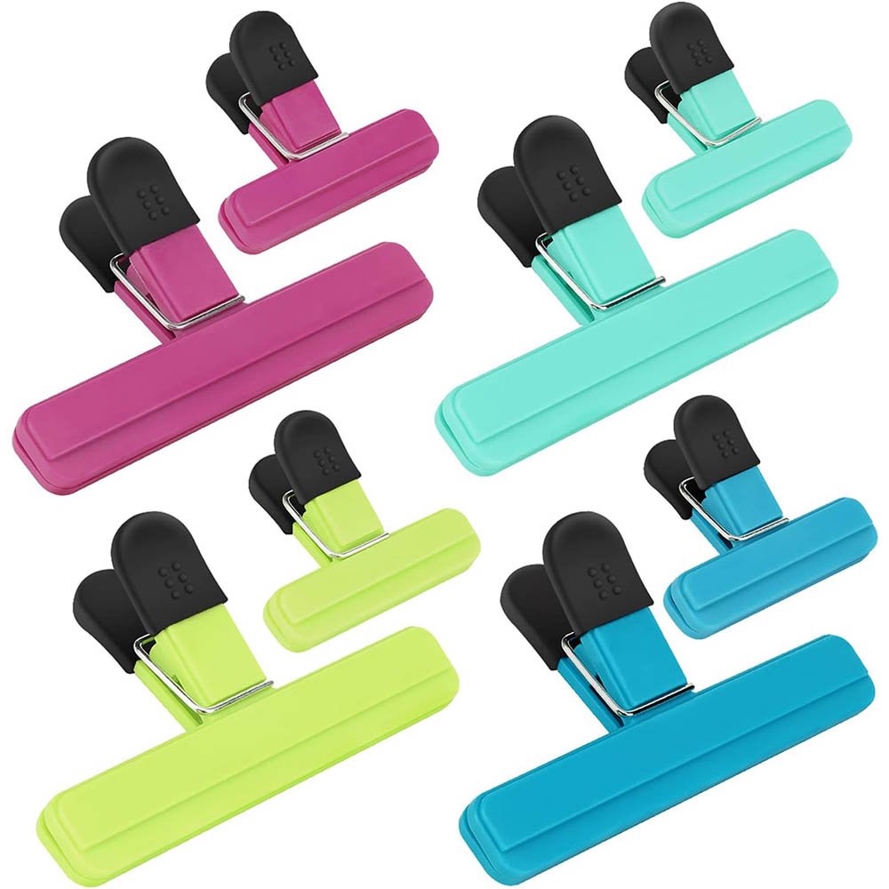 Assorted Color Plastic Food Sealing Clips Set