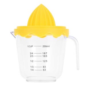 Manual Citrus Juicer with Built-In Measuring Cup