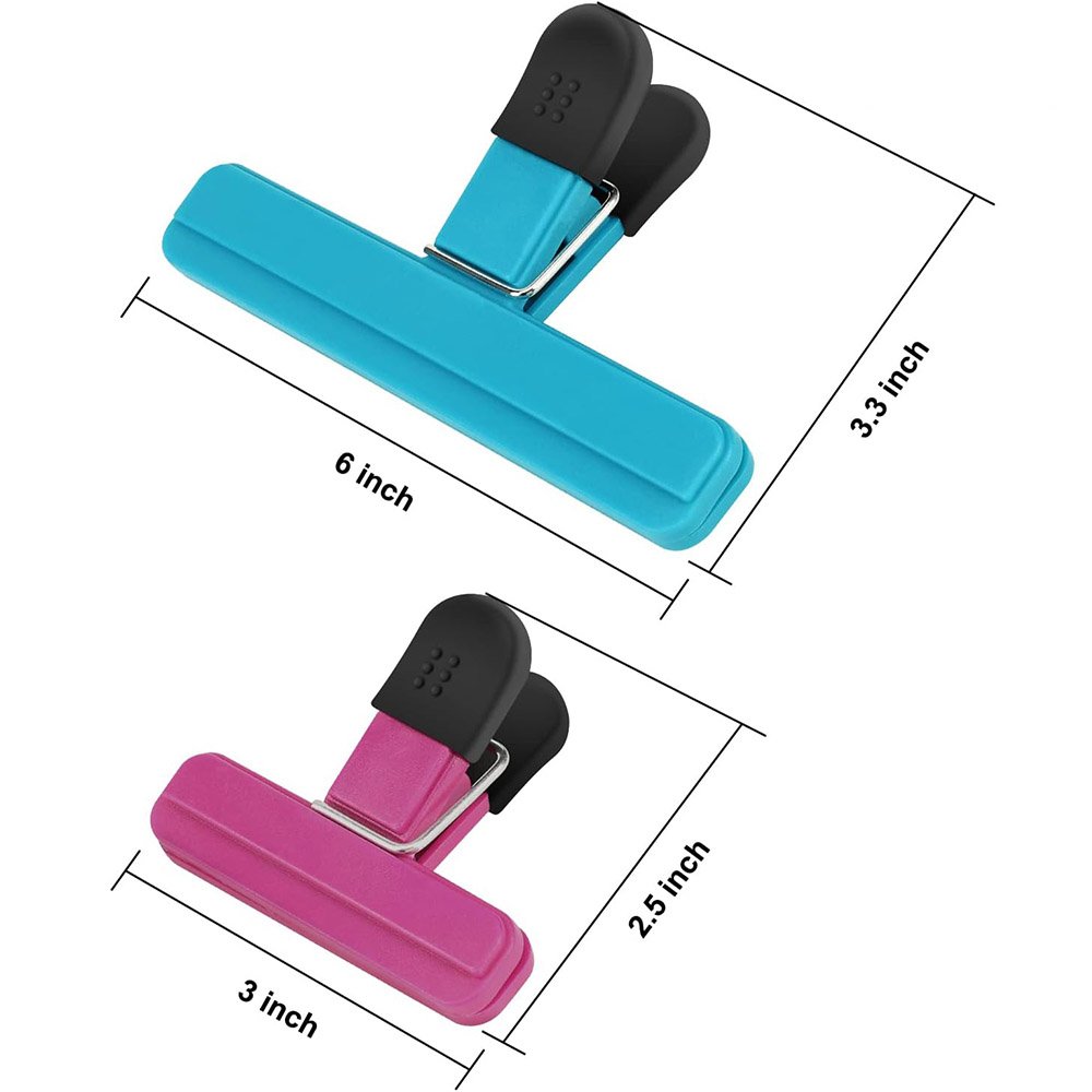 Assorted Color Plastic Food Sealing Clips Set