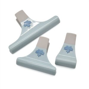 3-Piece Plastic Food Bag Sealing Clips Set