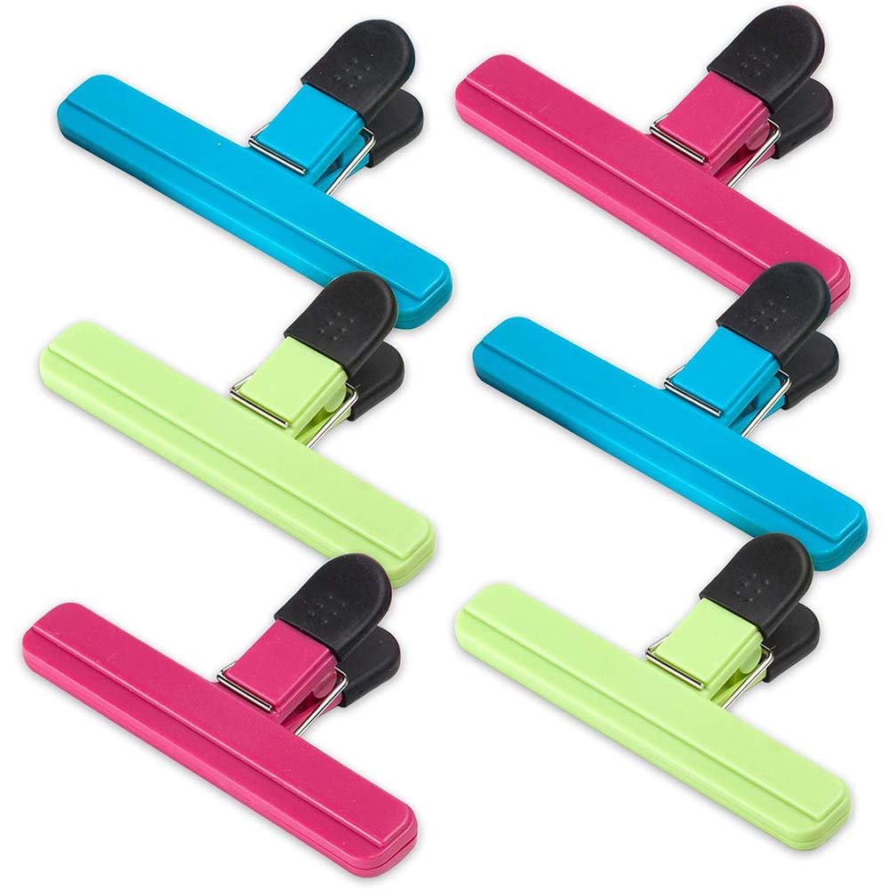 Assorted Color Plastic Food Sealing Clips Set