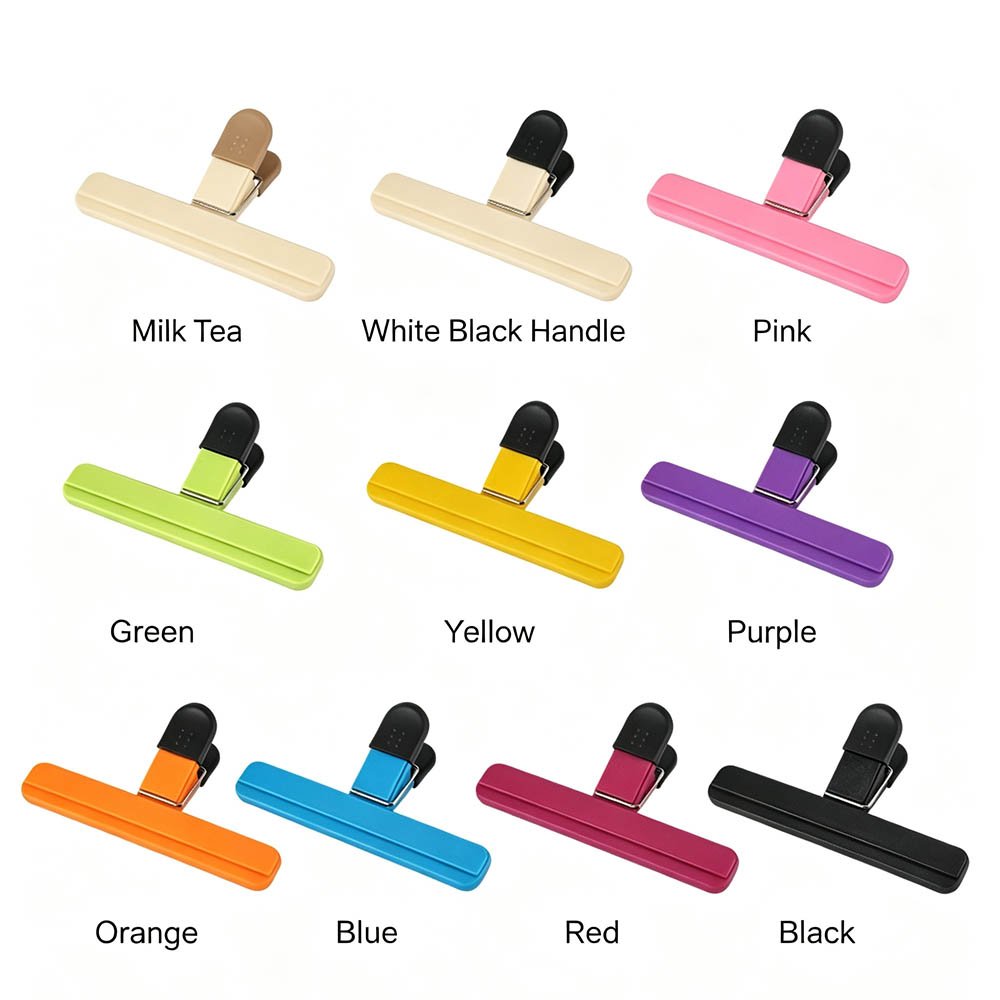 Assorted Color Plastic Food Sealing Clips Set