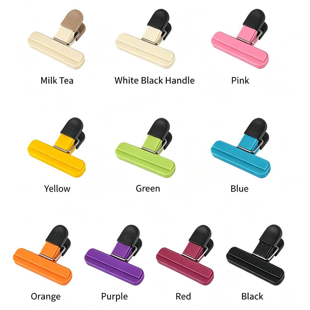 Assorted Color Plastic Food Sealing Clips Set