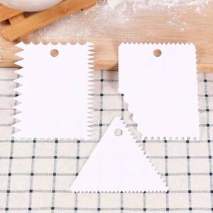 7-Color PP Cake Smoothing Scraper Set