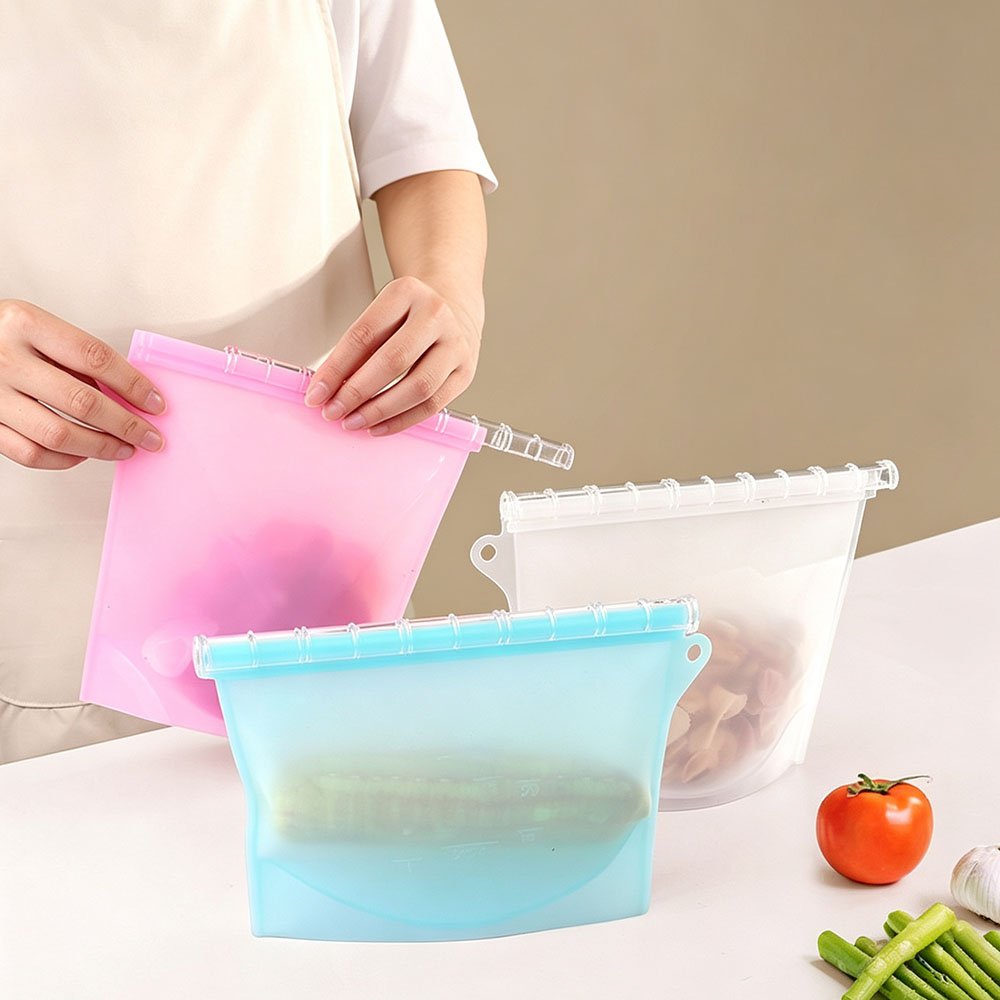 Reusable Silicone Food Storage Bags