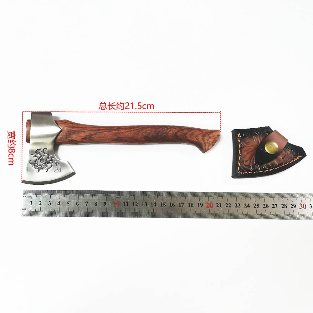Azure Dragon Engraved Survival Axe