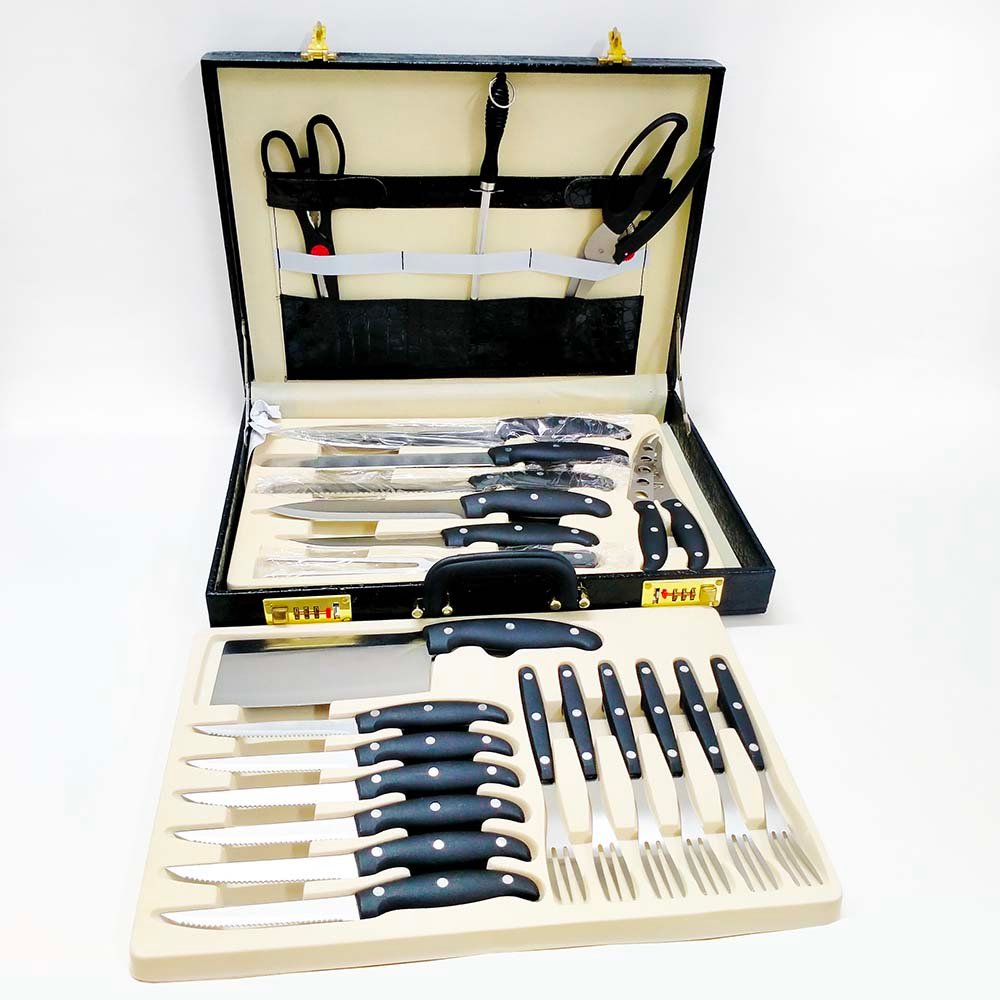 25-Piece Premium Knife Set with Luxury Case