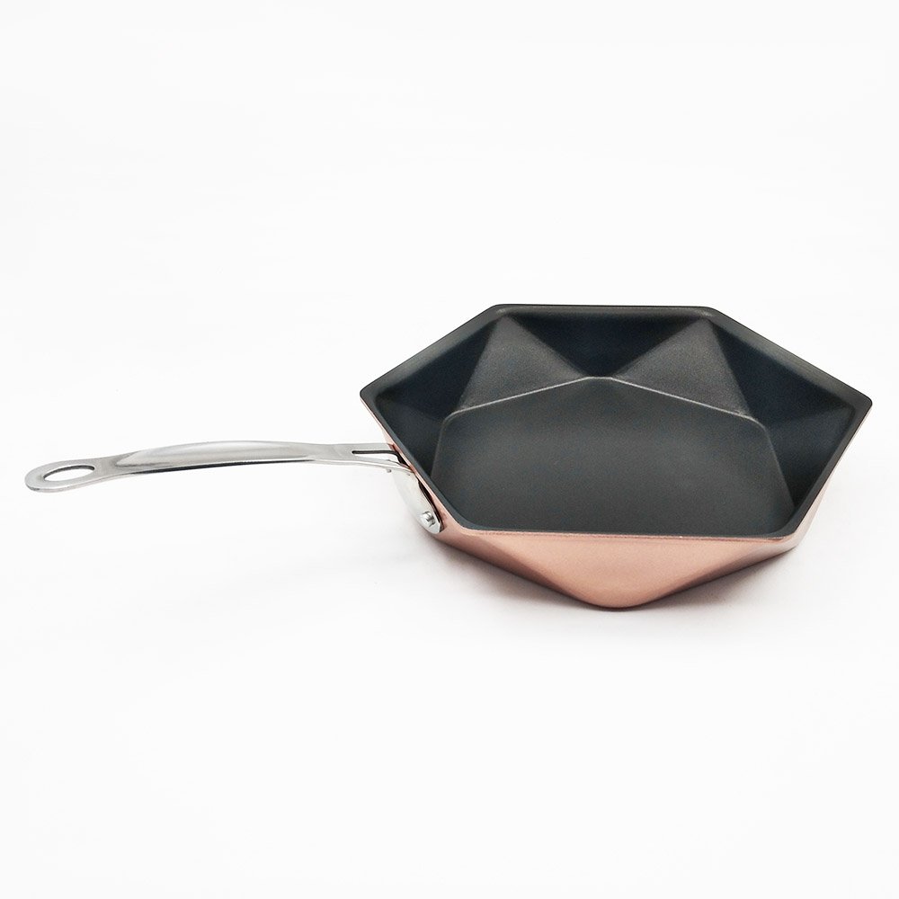 Hexagonal Alloy Aluminum Nonstick Frying Pan