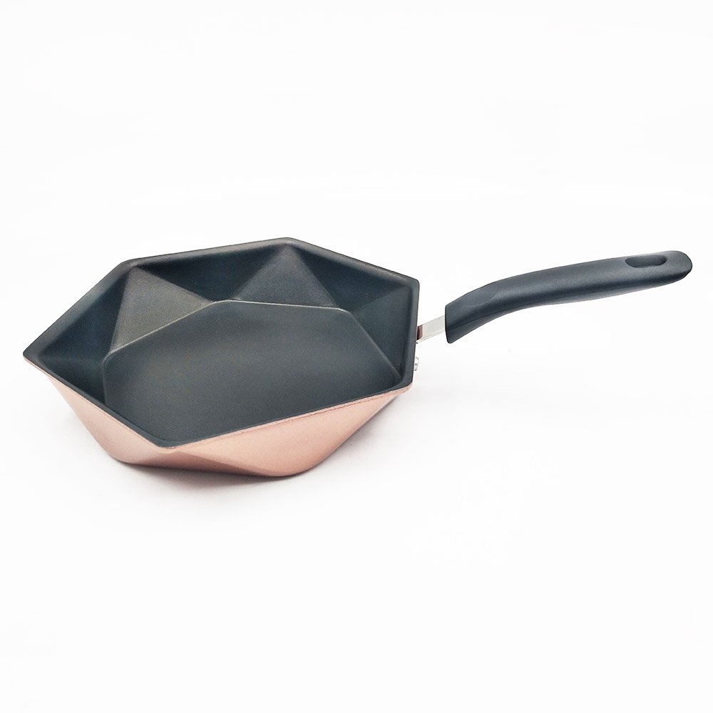 Hexagonal Alloy Aluminum Nonstick Frying Pan