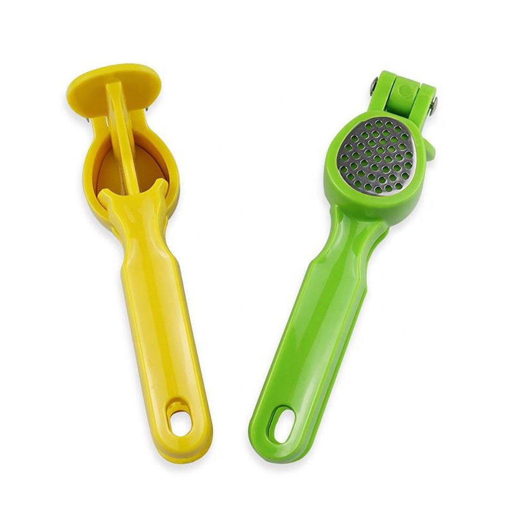 Garlic Press with Leveraged Handle