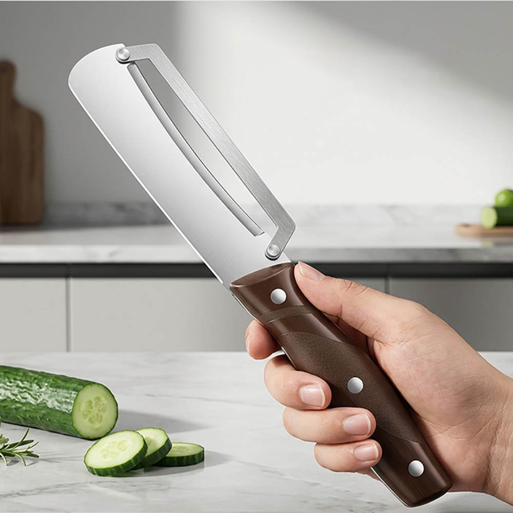 Multi-Function Stainless Steel Peeler & Cutter