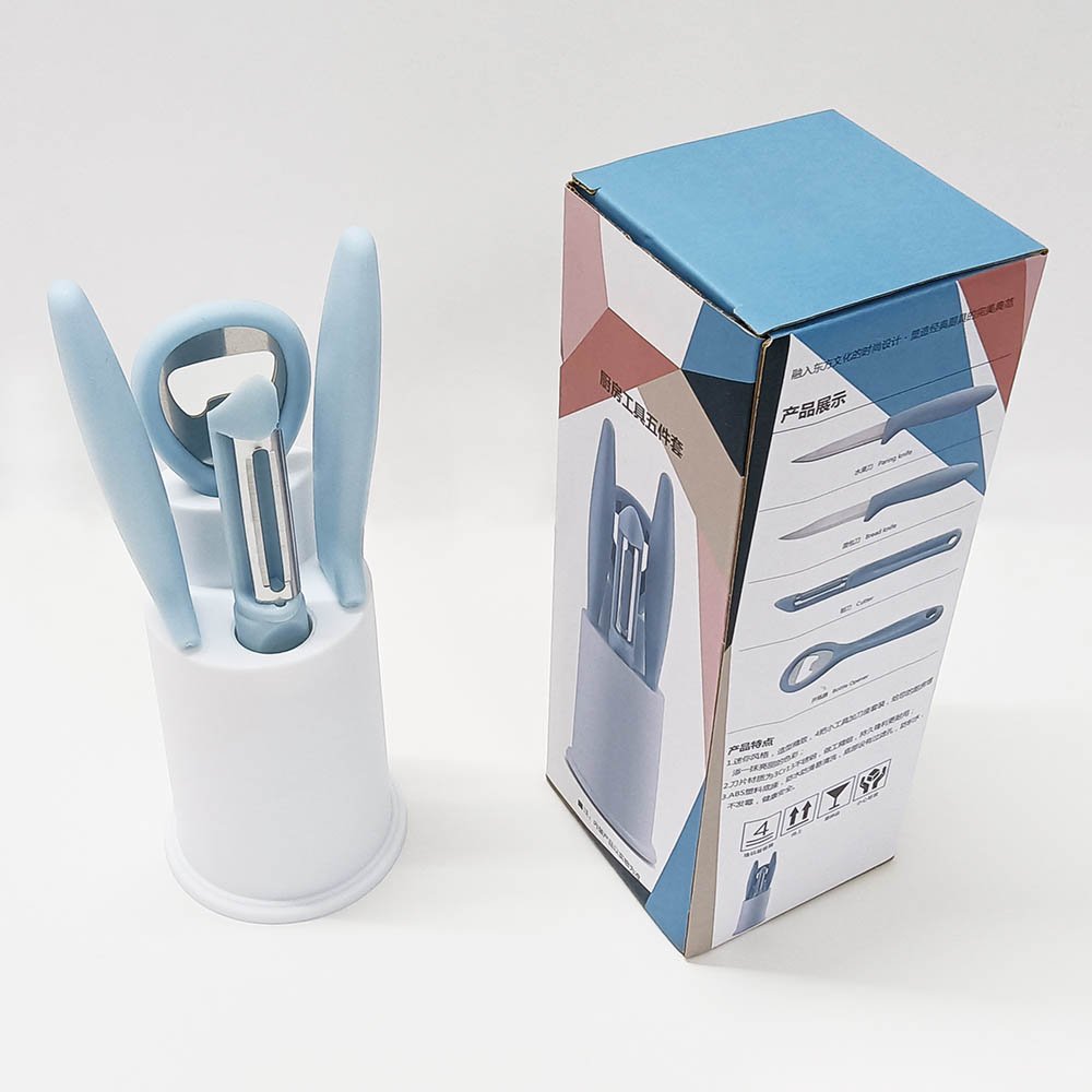 5-Piece Kitchen Tool Set with Organizer