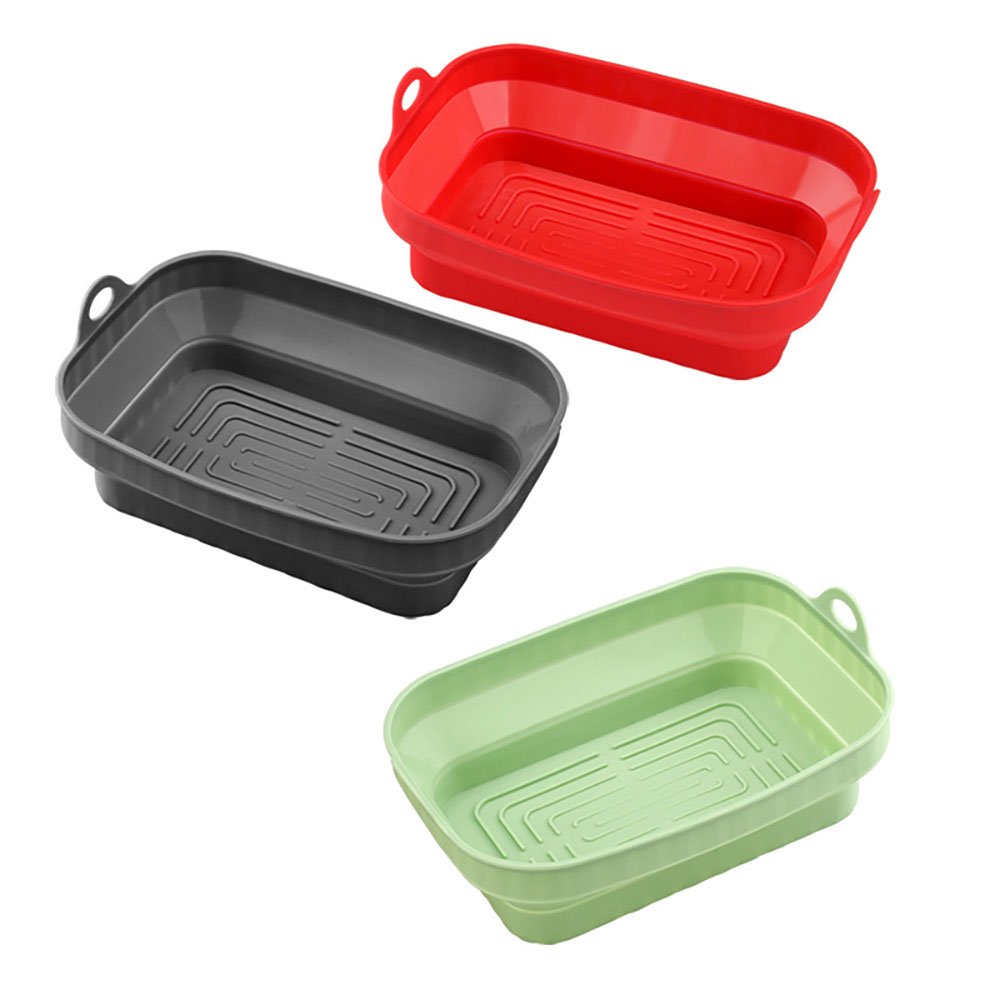 Rectangular Foldable Silicone Air Fryer Liner