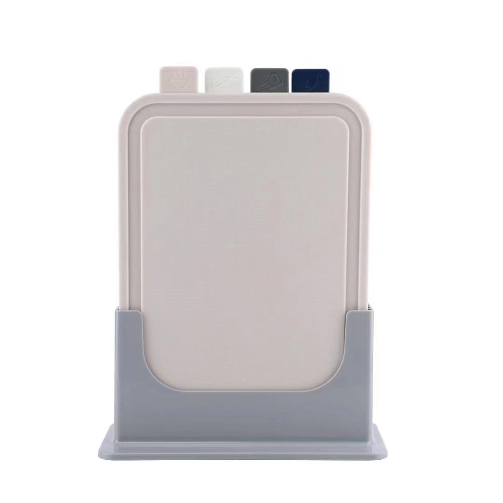 4-Piece Cutting Board Set with ABS Base