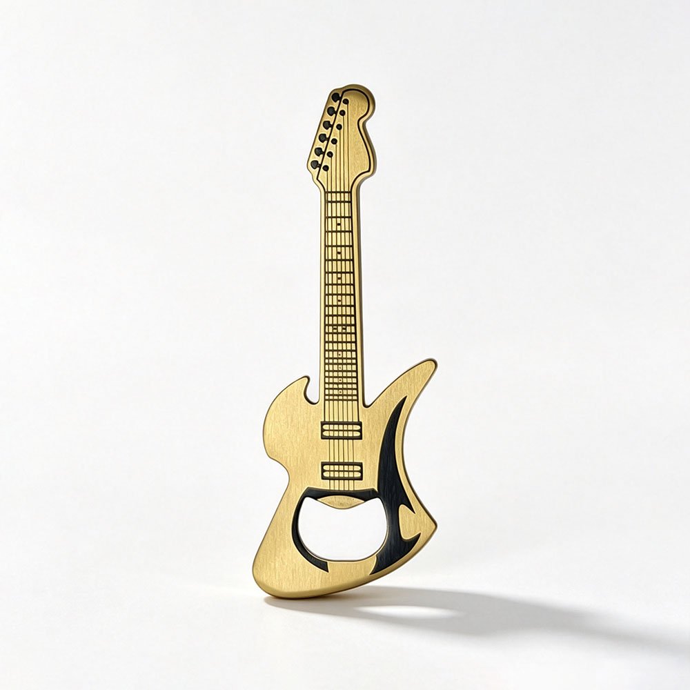 Stainless Steel Guitar Bottle Opener