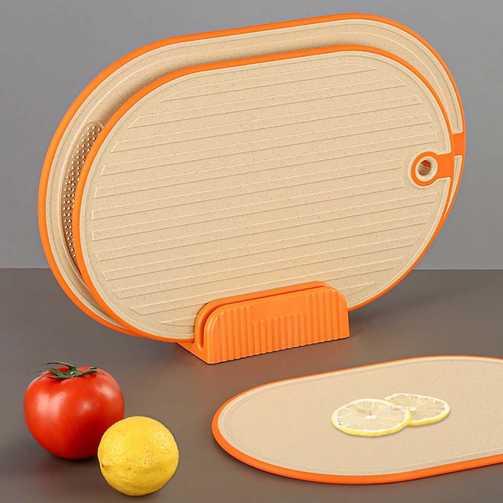3-Piece Wheat Straw Cutting Board Set