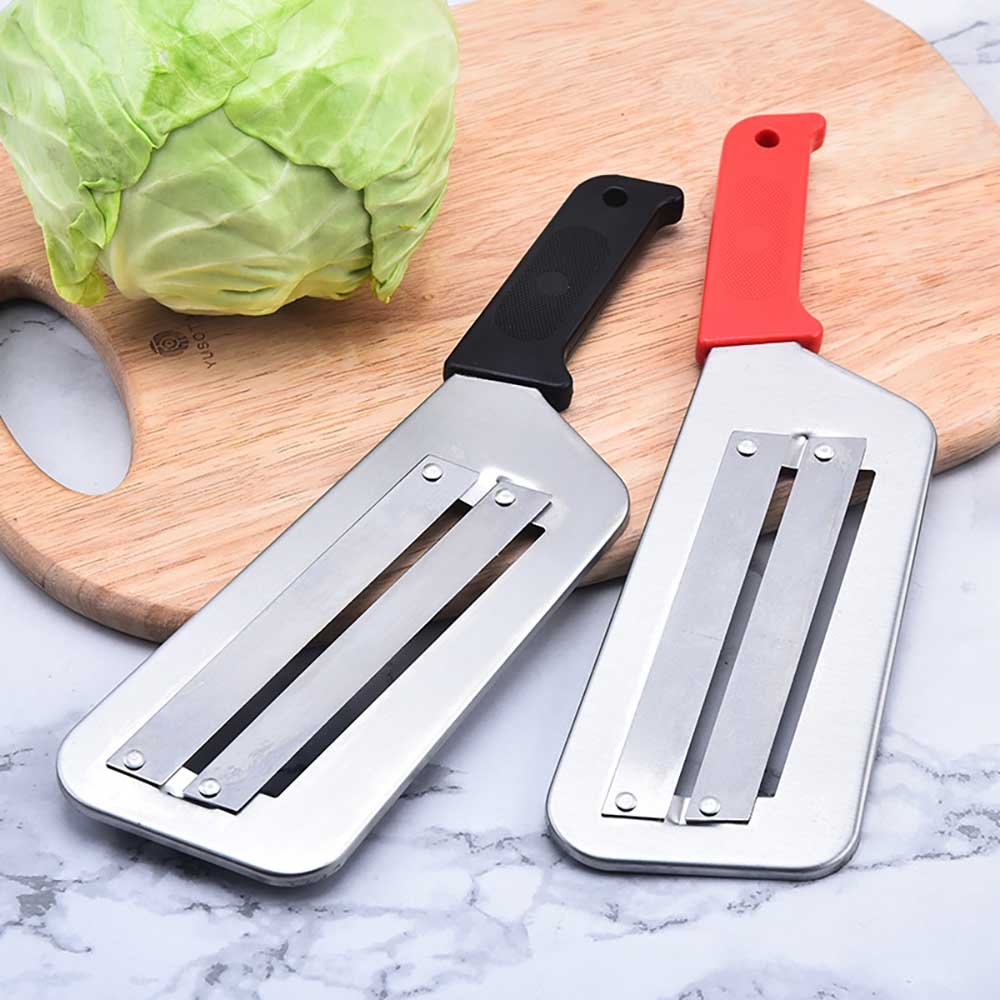 Stainless Steel Dual-Blade Cabbage Cutter