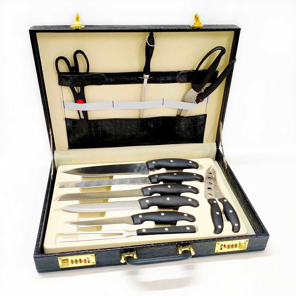 25-Piece Premium Knife Set with Luxury Case