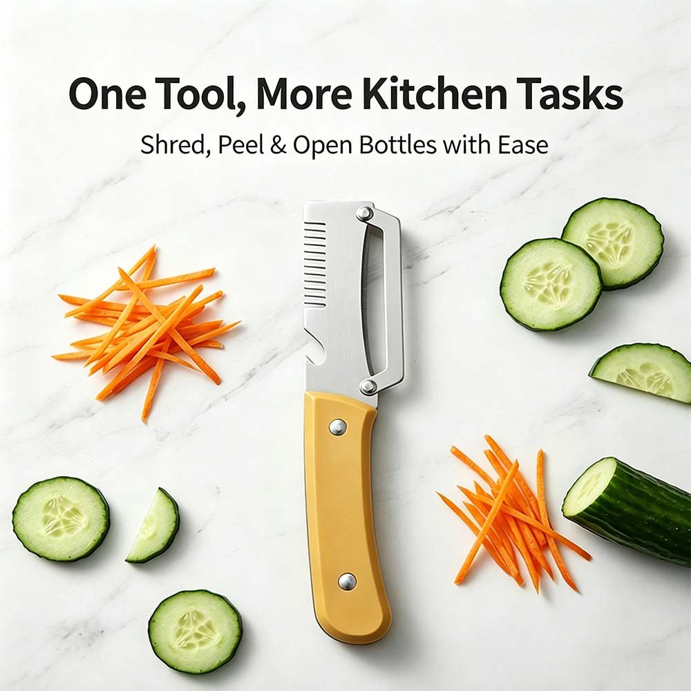 Multi-Function Stainless Steel Peeler & Grater