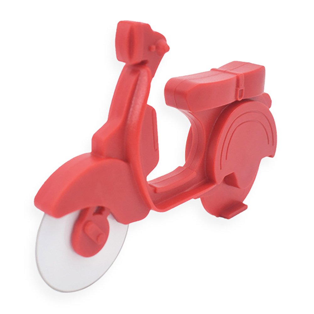 Motorcycle-Shaped Stainless Steel Pizza Cutter