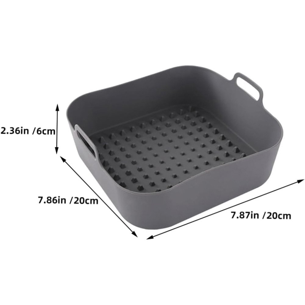 Square Silicone Air Fryer Liner