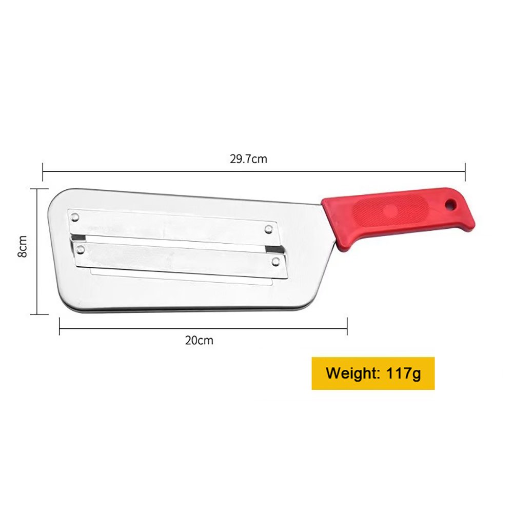 Stainless Steel Dual-Blade Cabbage Cutter