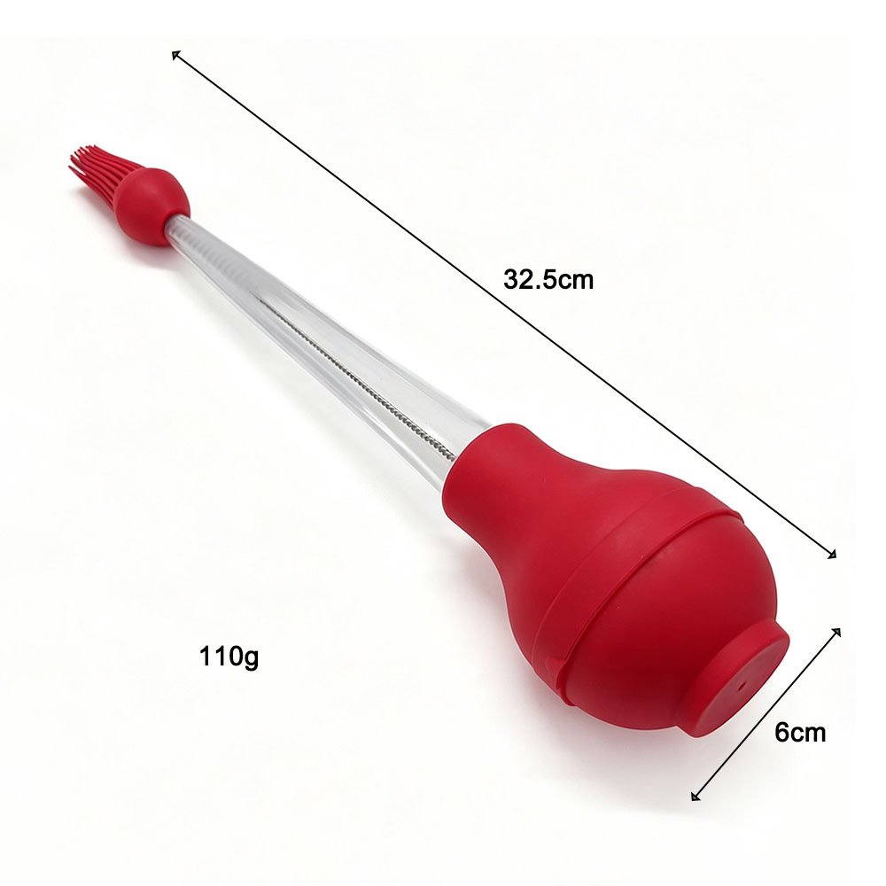 Silicone Turkey Injector & Brush Set