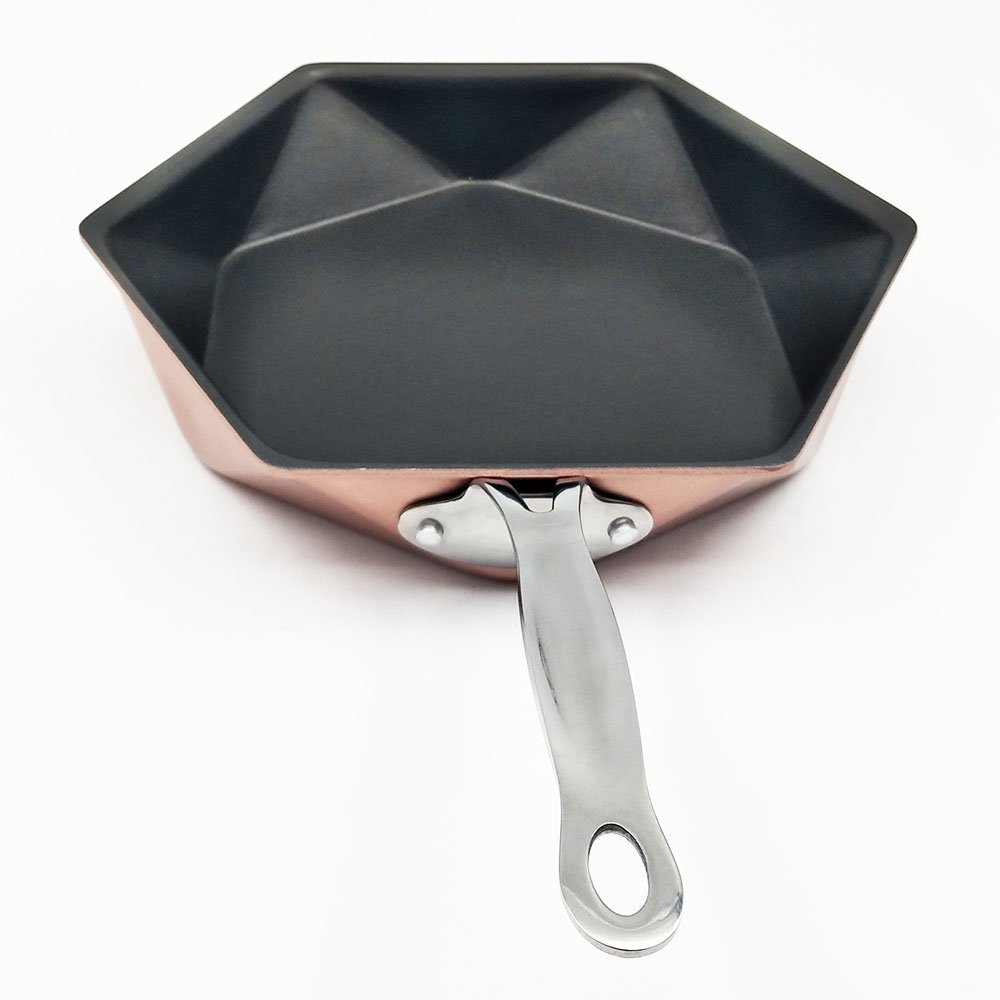 Hexagonal Alloy Aluminum Nonstick Frying Pan